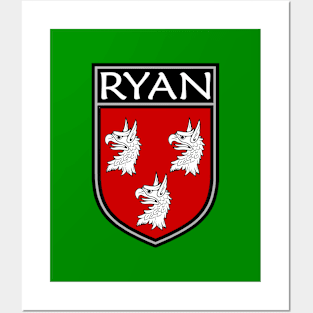 Irish Clan Crest - Ryan Posters and Art